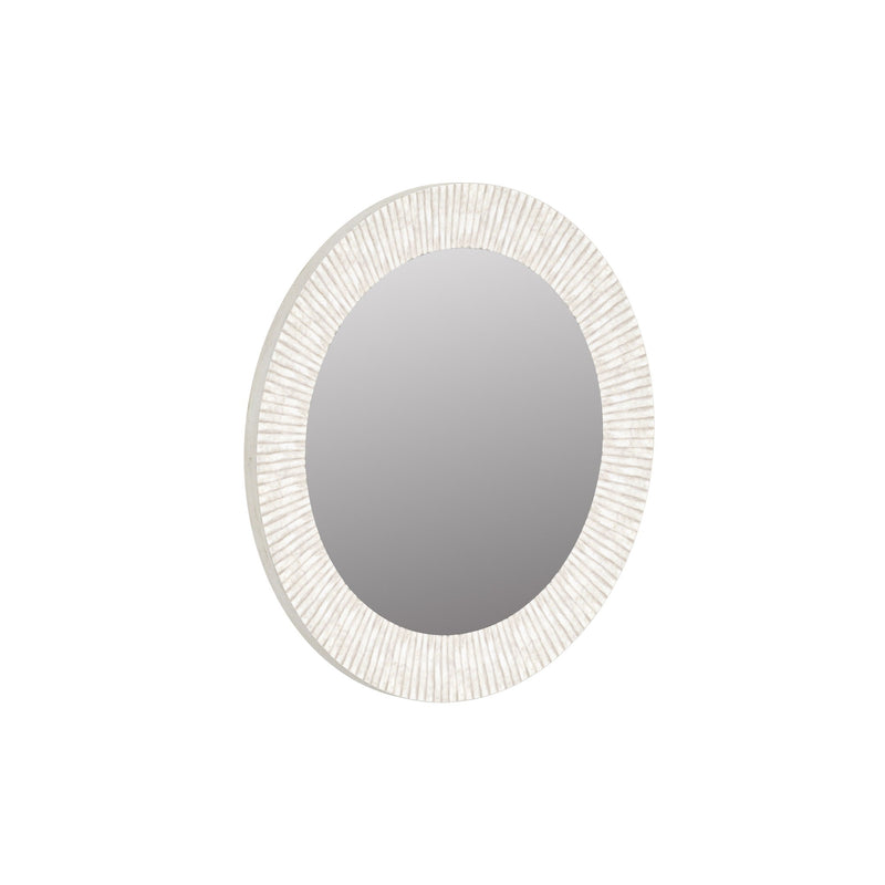 Ashlar Round Mirror