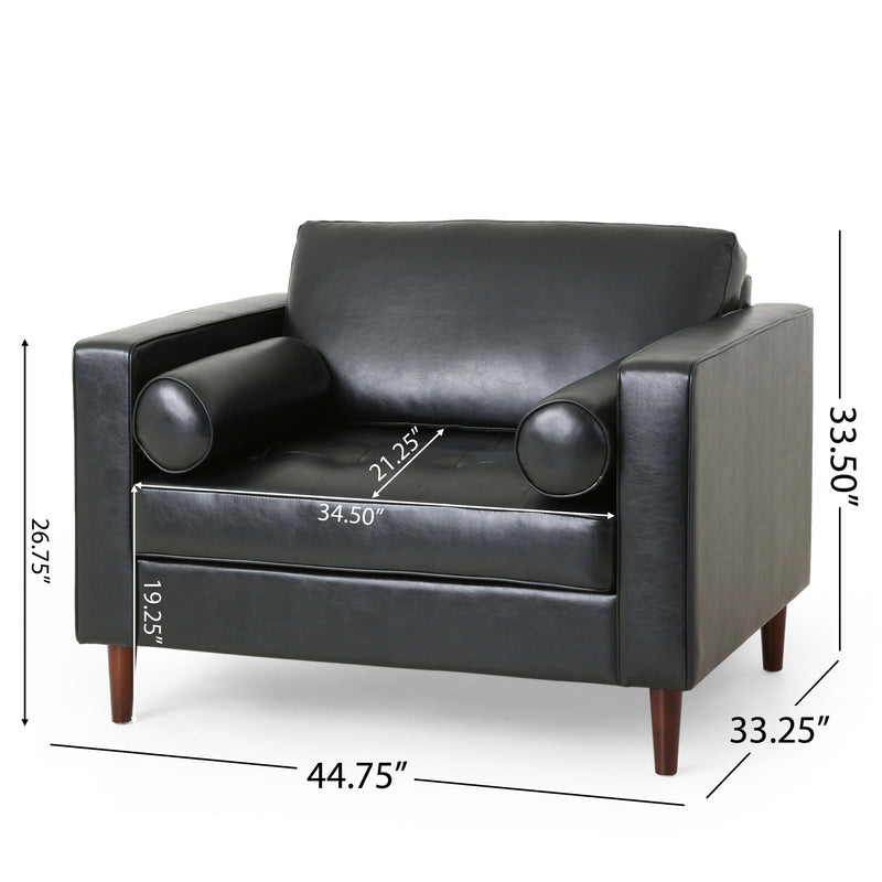 Sophisticated Club Chair With Relaxing Comfor - R&R Furniture Gallery (Fountain Valley, CA)