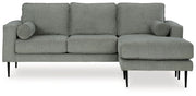 Hazela - Sofa Chaise - Charcoal - R&R Furniture Gallery (Fountain Valley, CA)