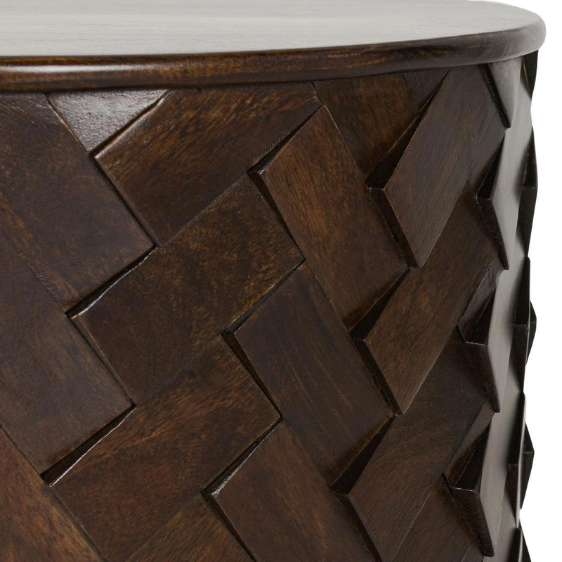 Shira - Mango Wood 24" Round Table - R&R Furniture Gallery (Fountain Valley, CA)