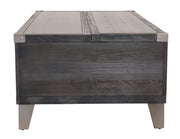 Todoe - Lift Top Cocktail Table - Dark Gray - R&R Furniture Gallery (Fountain Valley, CA)