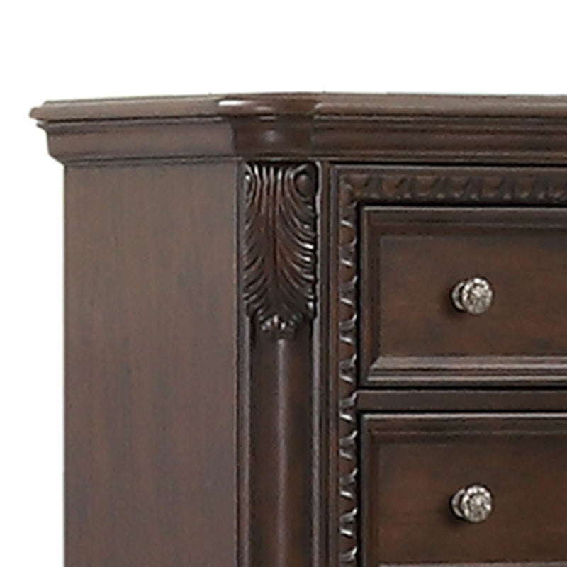 Traditional 5 Drawer Chest - Mahogany - R&R Furniture Gallery (Fountain Valley, CA)