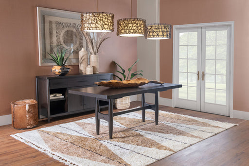 Koko Extendable Rectangular Dining Table in Minx - R&R Furniture Gallery (Fountain Valley, CA)