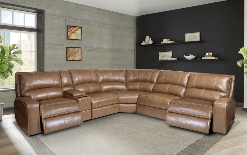 Swift - Power Reclining Sectional - R&R Furniture Gallery (Fountain Valley, CA)