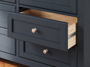 Landocken - Dresser - Brown / Blue - R&R Furniture Gallery (Fountain Valley, CA)
