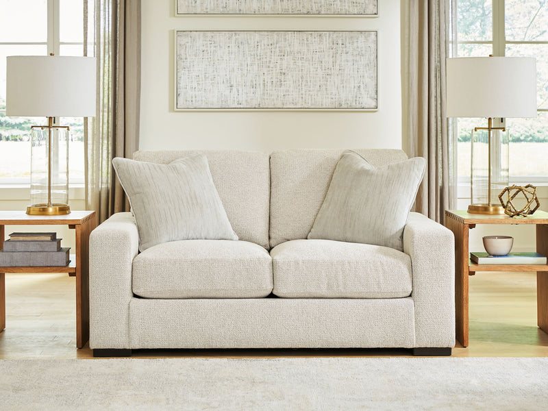 Conlee-Pike - Loveseat - Linen - R&R Furniture Gallery (Fountain Valley, CA)