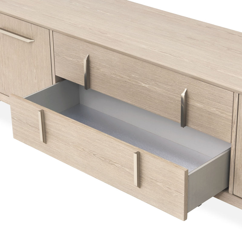 Lotus Bay - TV Console - Sand - R&R Furniture Gallery (Fountain Valley, CA)