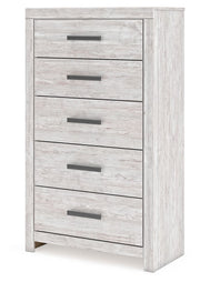 Cayboni - Five Drawer Chest - Whitewash - R&R Furniture Gallery (Fountain Valley, CA)