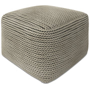 Eastmont - Outdoor / Indoor Pouf - Cream - R&R Furniture Gallery (Fountain Valley, CA)