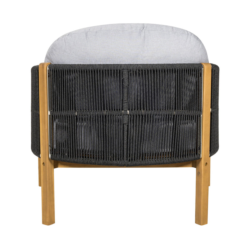 Grotta - Outdoor Wood Club Chair (Set of 2) - R&R Furniture Gallery (Fountain Valley, CA)