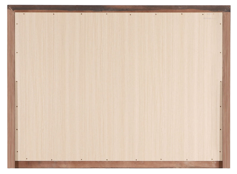 Glory Furniture LaVita mirror with sleek rectangular design, reflecting a modern home decor style, mounted on a wall.