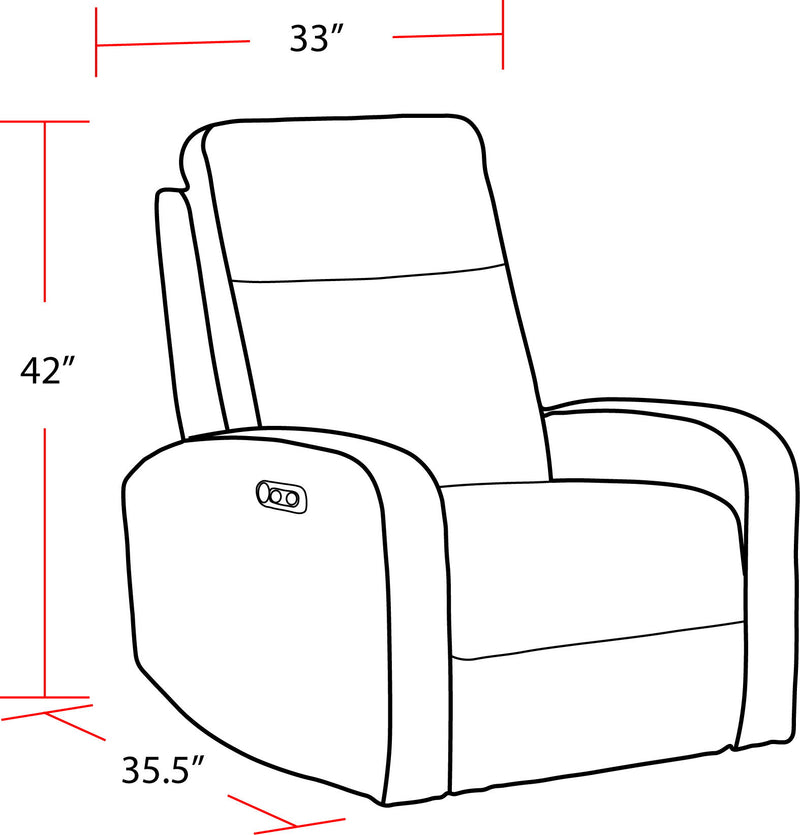 Thriller - Power Swivel Glider Recliner - R&R Furniture Gallery (Fountain Valley, CA)