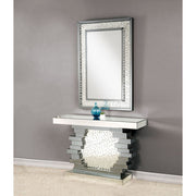 Nysa - 47" X 14" Console Table - Mirrored & Faux Crystals - R&R Furniture Gallery (Fountain Valley, CA)