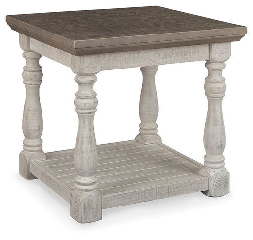 Havalance - Rectangular End Table - Gray / White - R&R Furniture Gallery (Fountain Valley, CA)