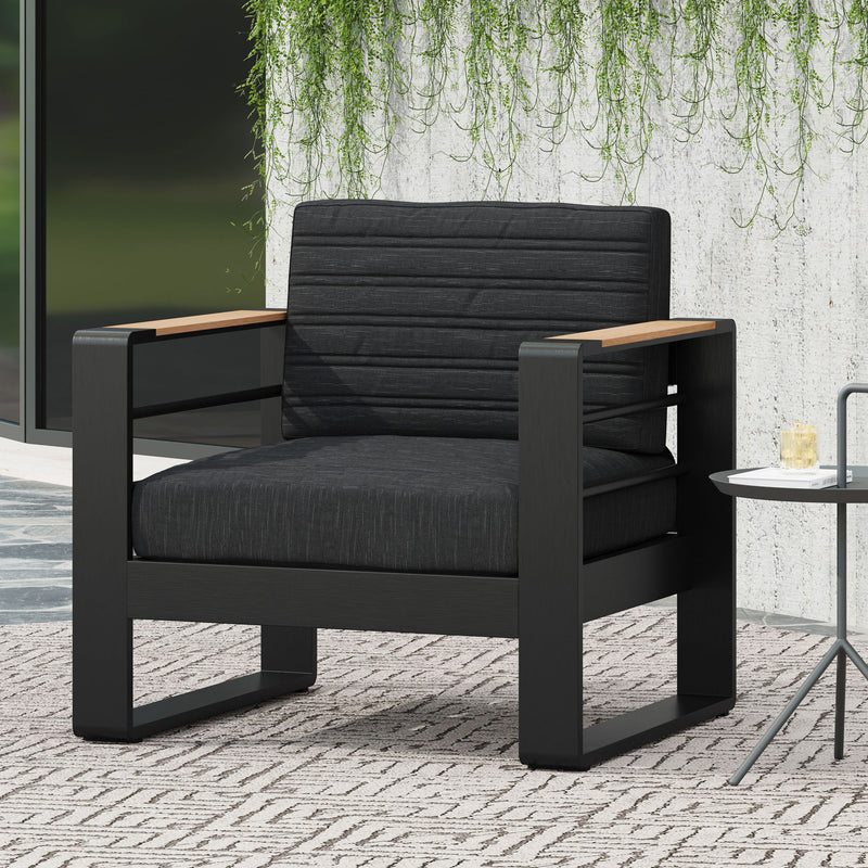 Giovanna - Club Chair Set With Aluminum Frame - R&R Furniture Gallery (Fountain Valley, CA)