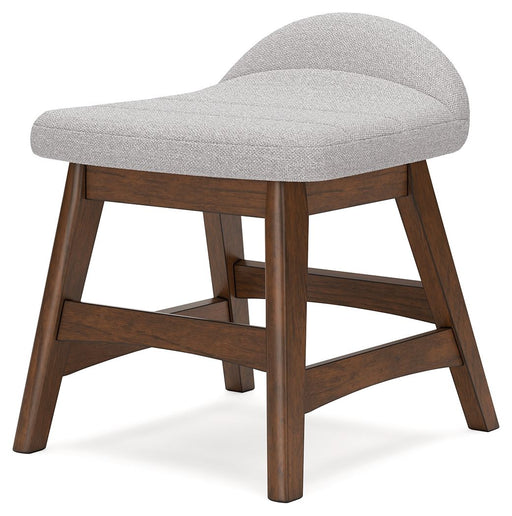 Lyncott - Home Office Desk Chair - Light Gray / Brown - R&R Furniture Gallery (Fountain Valley, CA)