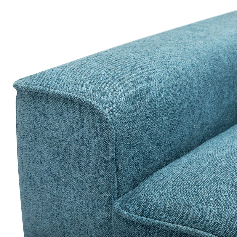 Modern Fabric Sofa With Cushions, Sleek Arm Design - R&R Furniture Gallery (Fountain Valley, CA)
