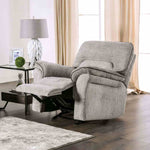 Josias - Glider Recliner, Light Gray Fabric