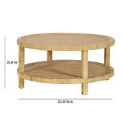 Amara - Coffee Table - Natural - R&R Furniture Gallery (Fountain Valley, CA)