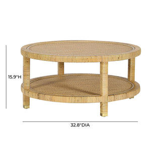 Amara - Coffee Table - Natural - R&R Furniture Gallery (Fountain Valley, CA)