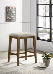 Sasha - 17" Counter Height Stool With Upholstered Seat - R&R Furniture Gallery (Fountain Valley, CA)