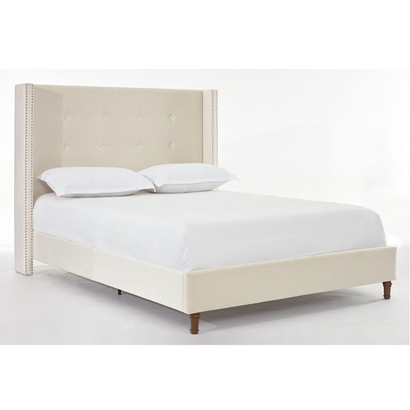 Peyton - Upholstered Bed With 54" High Headboard, Traditional Hand Buttoned Tufting - R&R Furniture Gallery (Fountain Valley, CA)