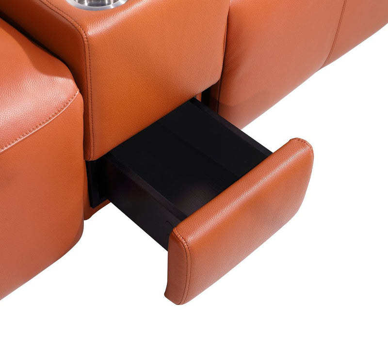 1224 - 7-Piece Modular Power Reclining Sofa, Loveseat & Chair Set In With 5 Power Recliners & Power Headrests