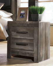 Wynnlow - Two Drawer Night Stand - Gray - R&R Furniture Gallery (Fountain Valley, CA)