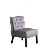Reese - Living Room Armless Button Tufted Pattern Accent Chair (Set of 2) - R&R Furniture Gallery (Fountain Valley, CA)