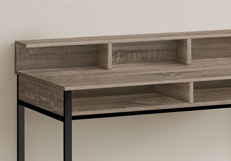 Computer Desk For Home Office, Standing, Storage Shelves, Laptop, Contemporary & Modern - R&R Furniture Gallery (Fountain Valley, CA)