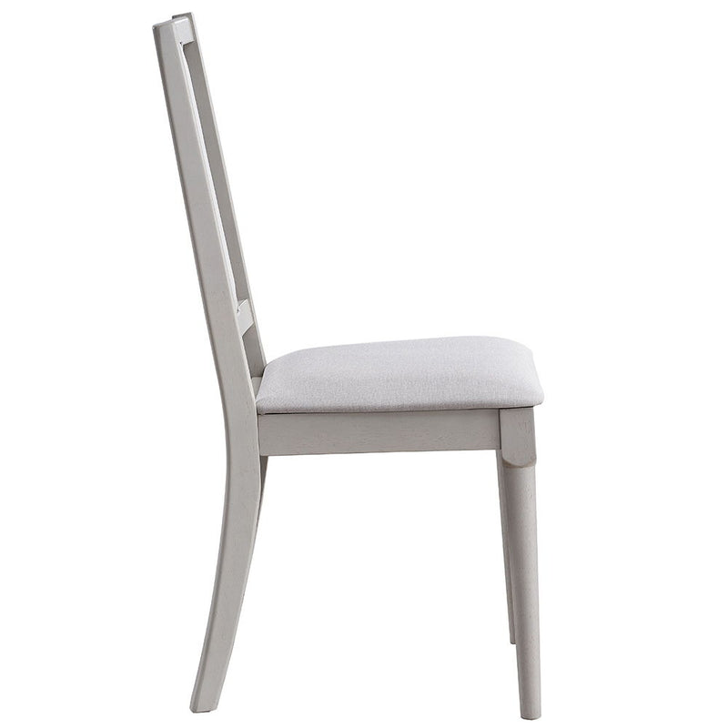 Marta - Side Chair (Set of 2) - Beige Linen & Natural - R&R Furniture Gallery (Fountain Valley, CA)