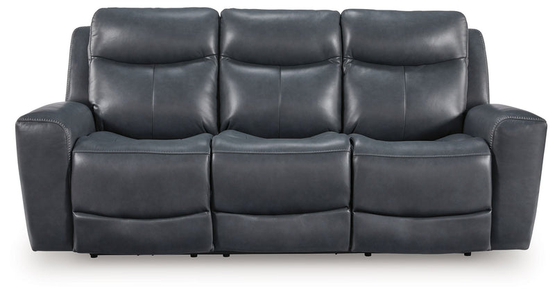 Next Move - Power Reclining Sofa With Adjustable Headrest - R&R Furniture Gallery (Fountain Valley, CA)