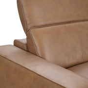 Kadon - Leather Power Recliner Sofa - Tan - R&R Furniture Gallery (Fountain Valley, CA)