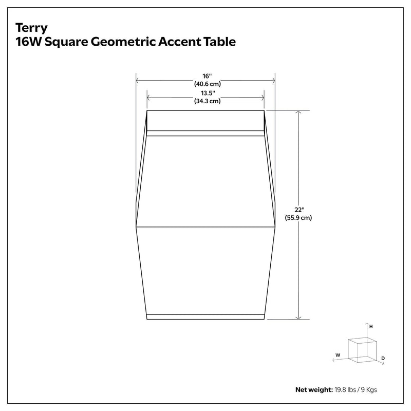 Terry - Side Table - R&R Furniture Gallery (Fountain Valley, CA)