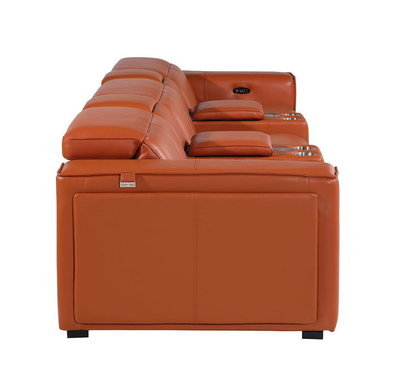 1224 - 5-Piece Modular Power Reclining Sofa In With 3 Power Recliners & Power Headrests