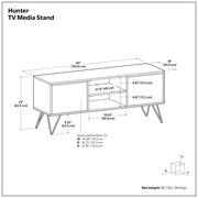 Hunter - Handcrafted TV Media Stand - R&R Furniture Gallery (Fountain Valley, CA)