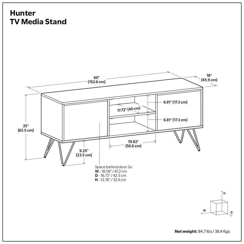 Hunter - Handcrafted TV Media Stand - R&R Furniture Gallery (Fountain Valley, CA)