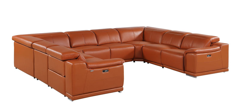 9762 - 8-Piece U-Shaped Sectional Sofa With 4 Power Recliner