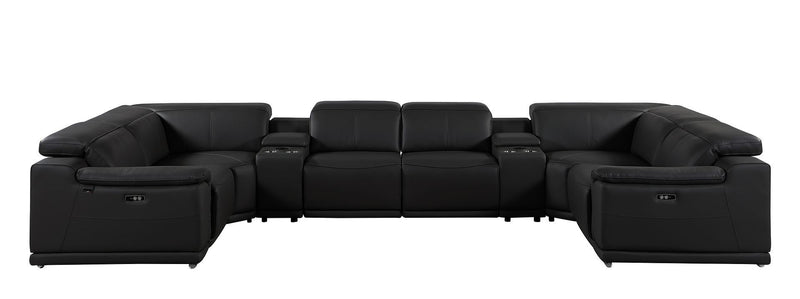 9762 - 8-Piece U Shaped Sectional Sofa With 4 Power Recliner