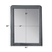 Valda - Mirror - Light Gray Fabric - R&R Furniture Gallery (Fountain Valley, CA)