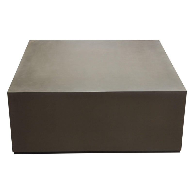 Montage Square Natural Cement Cocktail Table by Diamond Sofa