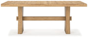 Galliden - Rectangular Dining Room Table - Light Brown - R&R Furniture Gallery (Fountain Valley, CA)