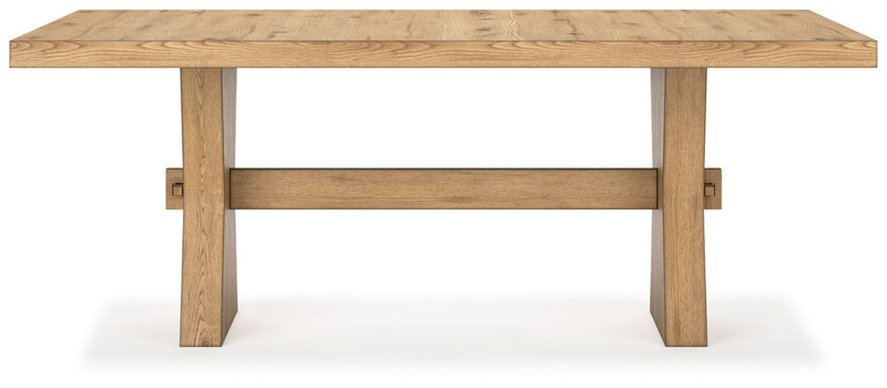 Galliden - Rectangular Dining Room Table - Light Brown - R&R Furniture Gallery (Fountain Valley, CA)