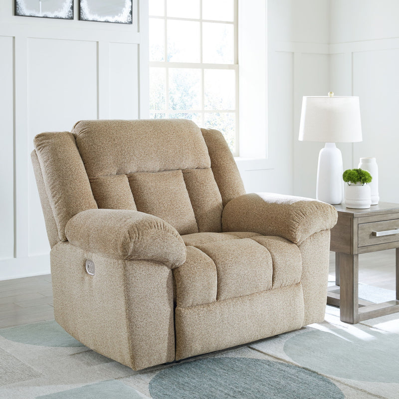 Tip-off - Power Recliner With Adj Headrest - R&R Furniture Gallery (Fountain Valley, CA)