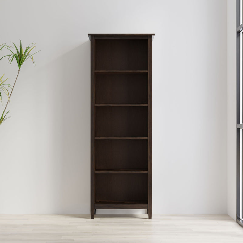 Warm Shaker - 5 Shelf Bookcase - R&R Furniture Gallery (Fountain Valley, CA)