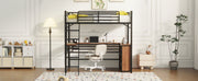 Loft Bed & 3 Layers Of Shelves And L-Shaped Desk - R&R Furniture Gallery (Fountain Valley, CA)