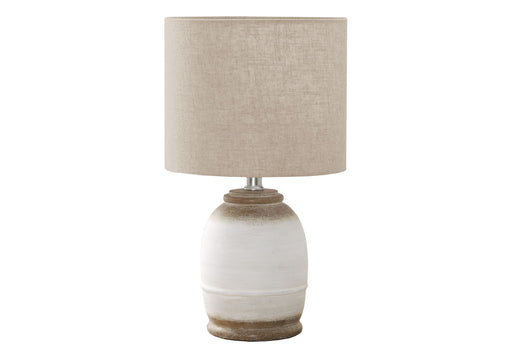 Lighting, Resin, Contemporary - Cream - R&R Furniture Gallery (Fountain Valley, CA)