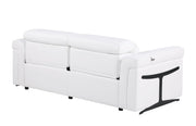 1126 - Top Grain Power Reclining Italian Leather Sofa - R&R Furniture Gallery (Fountain Valley, CA)