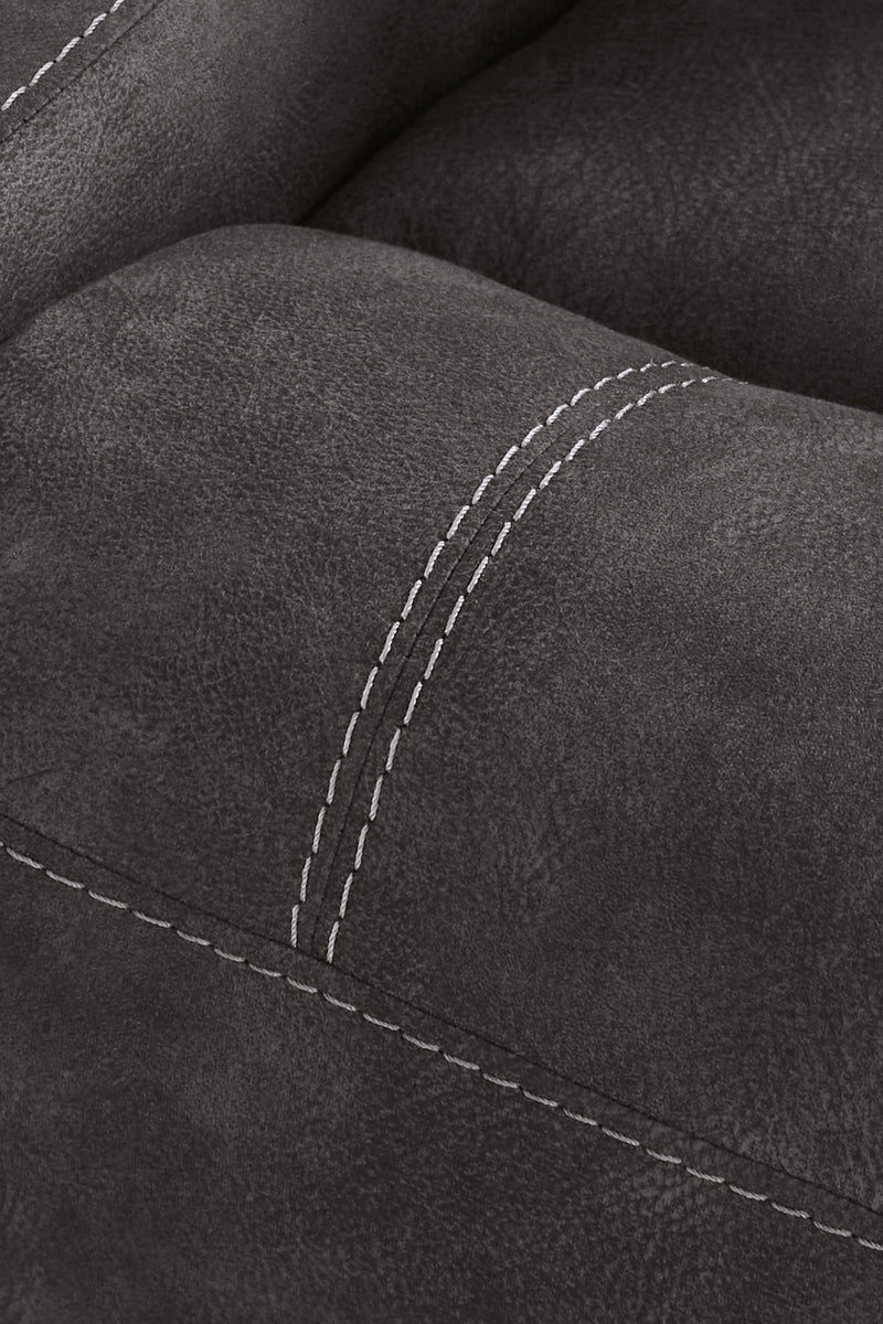 Brysonview - Reclining Sofa - Charcoal - R&R Furniture Gallery (Fountain Valley, CA)