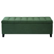 Upholstered Storage Ottoman Bench, Foot Rest For Bedroom - R&R Furniture Gallery (Fountain Valley, CA)